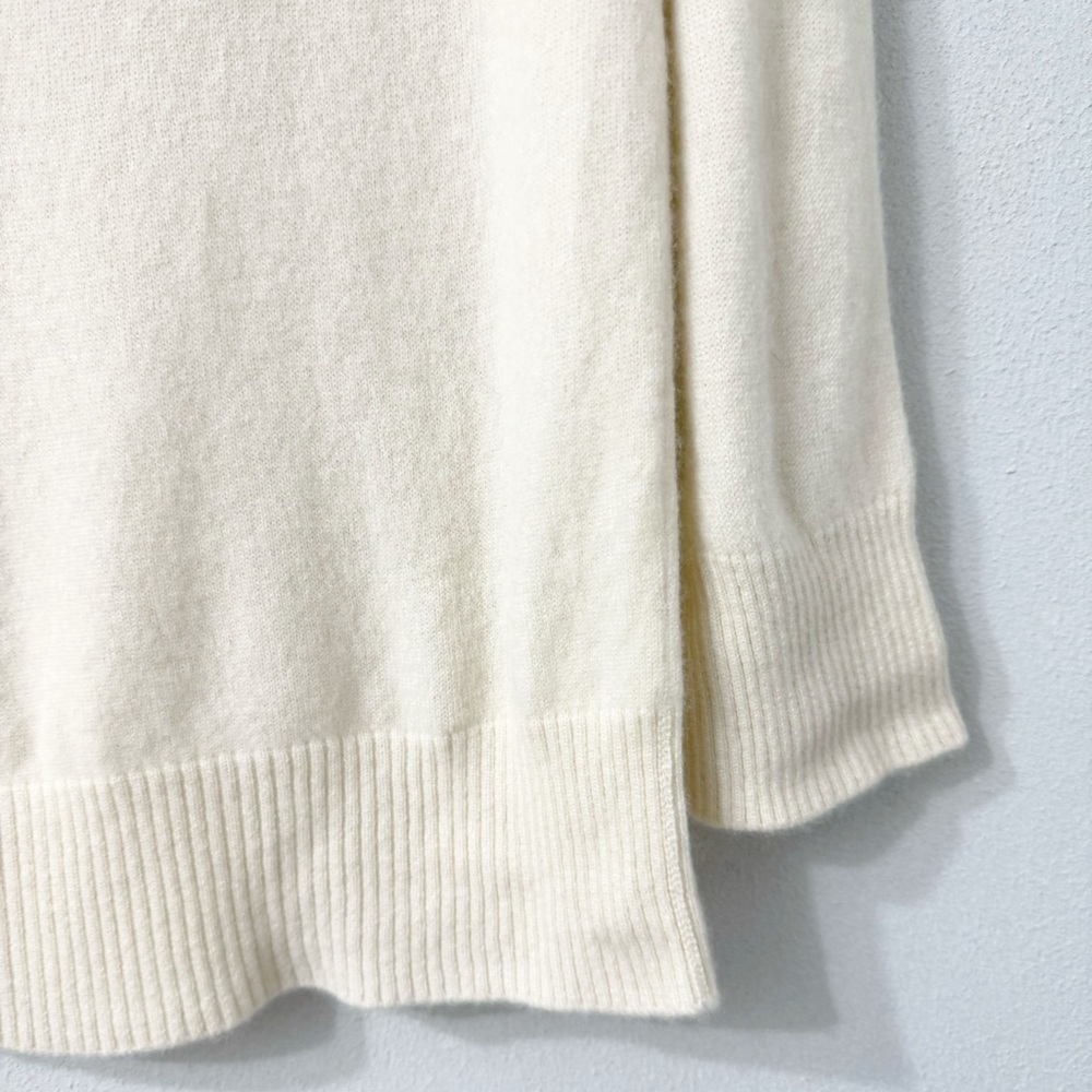 Valerie Steven’s Cashmere 2 Ply Cream Sweater Size XL - Picture 12 of 13